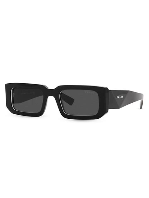 Shop Prada 06YS 53MM Solid Sunglasses .